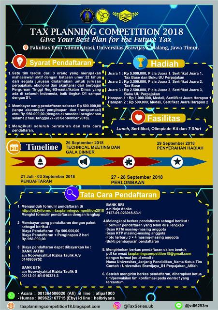 Himapajak FIA UB Gelar Kompetisi Tax Planning Berhadiah Jutaan Rupiah