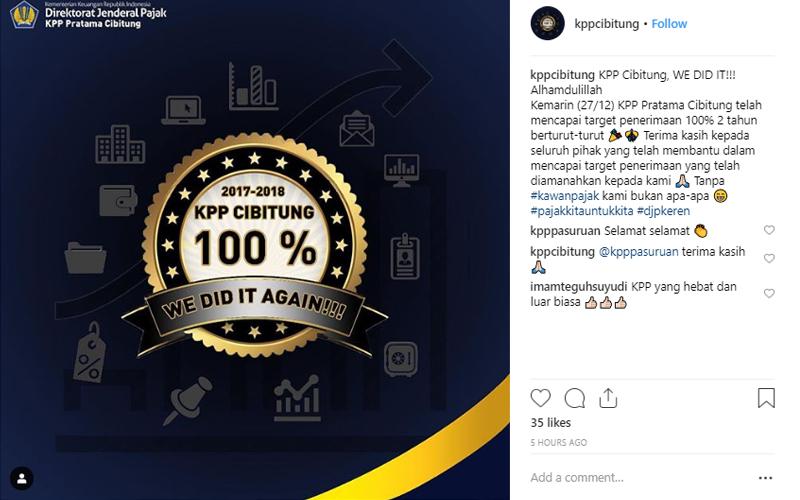 Terus Bertambah, 31 KPP Ini Sudah Kumpulkan 100% Target