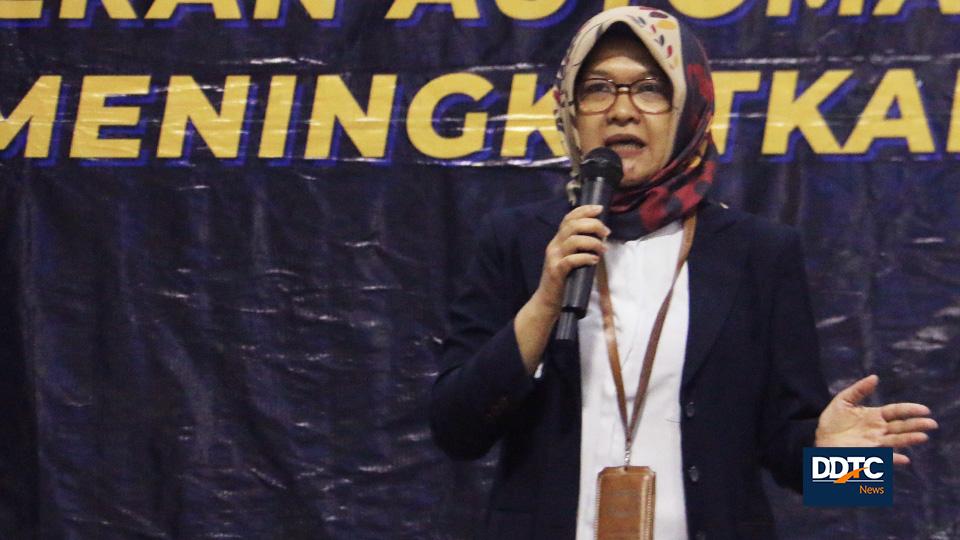 Kepala Sub Direktorat Pertukaran Informasi Perpajakan Internasional DJP Leli Listianawati memberikan paparan terkait AEoI yang dikaitkan dengan kebijakan pemerintah sejauh ini. 