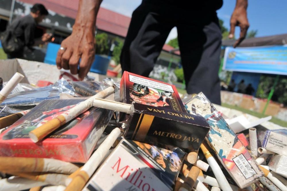 Sejuta Lebih Rokok Ilegal Diamankan