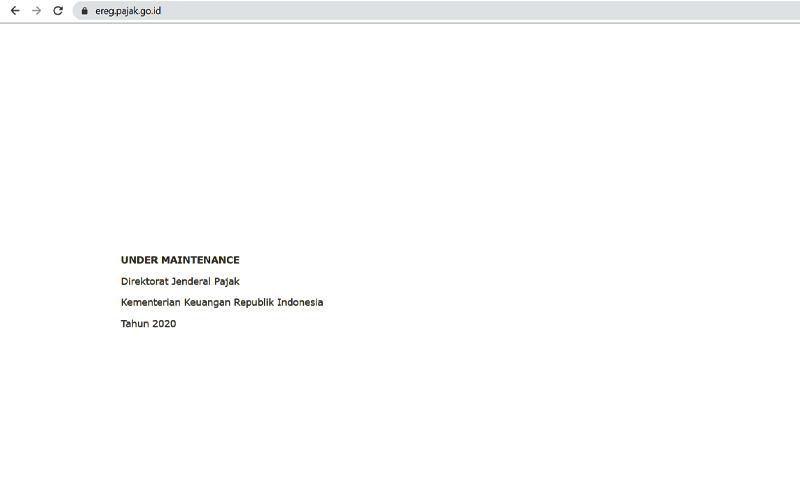 Pengumuman! Seluruh Layanan Elektronik DJP Tak Dapat Diakses Sabtu Ini