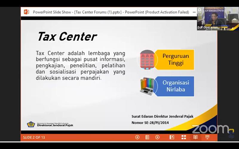 Tax Center Diharapkan Bisa Perkecil Gap Kualitas Pendidikan Perpajakan