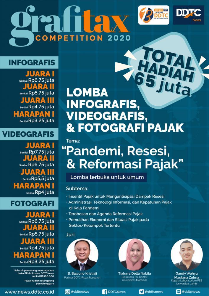 Yuk Ikut! Lomba Infografis, Video dan Fotografi Berhadiah Rp65 Juta