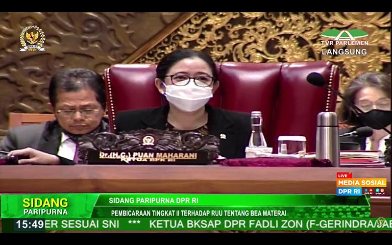 DPR Akhirnya Sahkan RUU Bea Meterai Jadi Undang-Undang