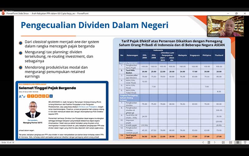 Wah, Pengecualian Dividen Bikin Tarif Pajak Efektif Lebih Kompetitif