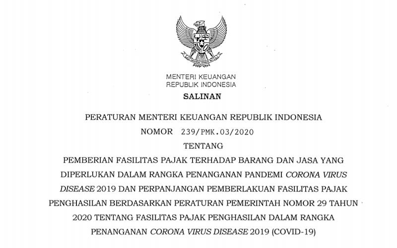 Resmi Diperpanjang! Masa Insentif Pajak PP 29/2020 Hingga 30 Juni 2021