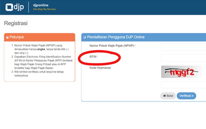 Minta EFIN Lagi? Kirim Data dan Swafoto Anda ke Email Kantor Pajak