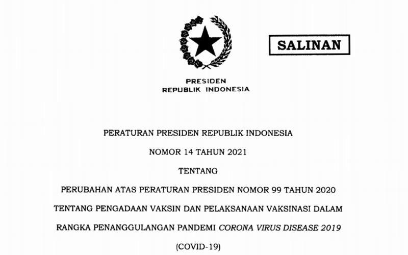 Perpes Diubah, Jokowi Beri 3 Sanksi untuk Penolak Vaksinasi