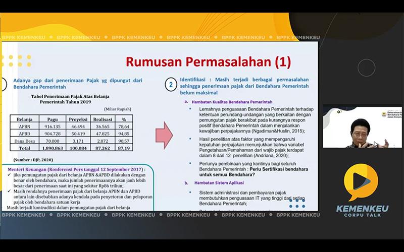 Kepatuhan Bendahara Pemerintah Penuhi Kewajiban Pajak Masih Rendah