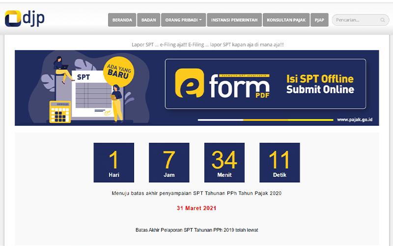 DJP Tegaskan Tidak Ada Perpanjangan Waktu Lapor SPT Tahunan WP OP