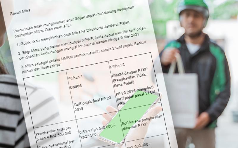 Gojek Bakal Setor Data ke DJP, Mitra Usaha Diminta Buat NPWP