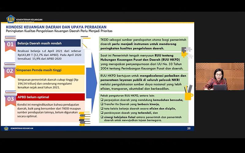 Kinerja PAD dan Belanja Daerah Belum Optimal, Ini Kata Sri Mulyani