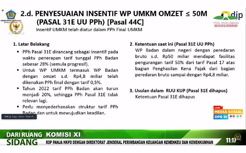 Rencananya, Fasilitas Pengurangan Tarif 50% Pasal 31E UU PPh Dihapus