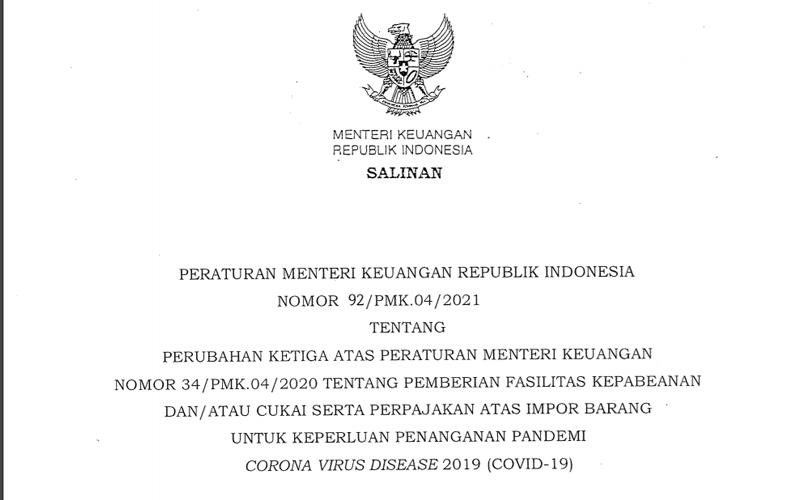 Dukung Suplai Oksigen, Sri Mulyani Ubah PMK Fasilitas Perpajakan