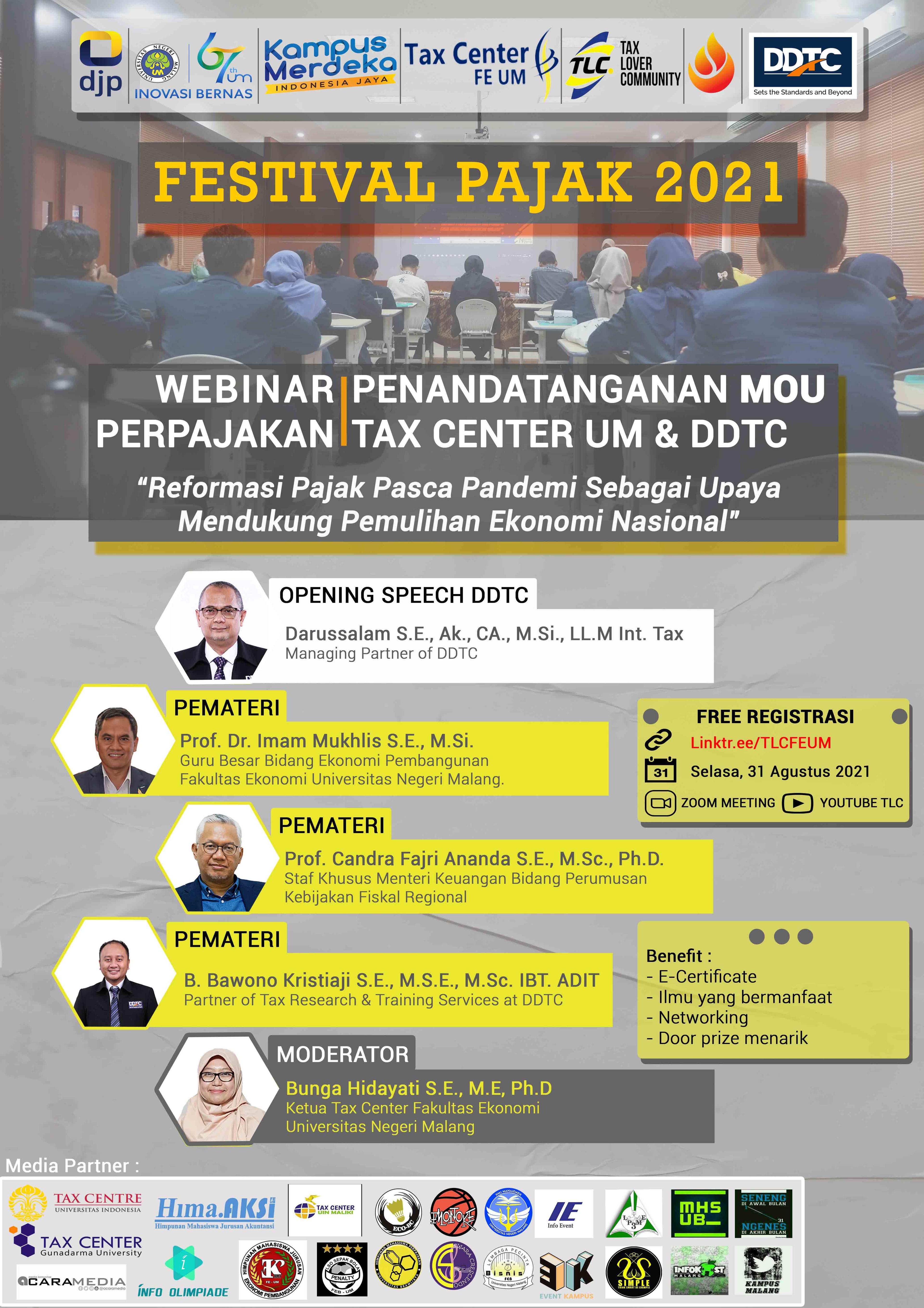 Ada Webinar Gratis Soal Reformasi Pajak, Tertarik?