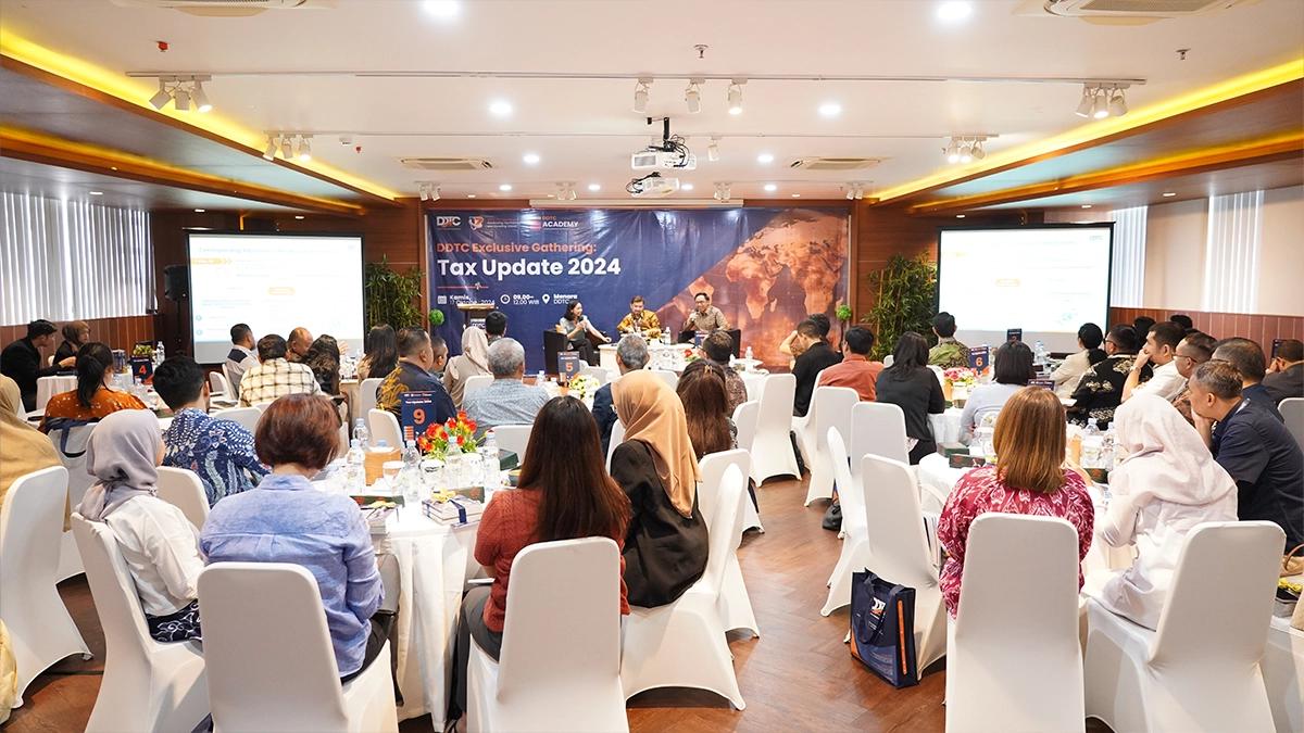 Suasana penyelenggaraan DDTC Exclusive Gathering: Tax Update 2024 di Menara DDTC, Kamis (17/10/2024). Sebanyak 54 klien diundang untuk hadir di acara ini. Rencananya, acara serupa akan digelar secara reguler dengan mengundang klien-klien lainnya. 