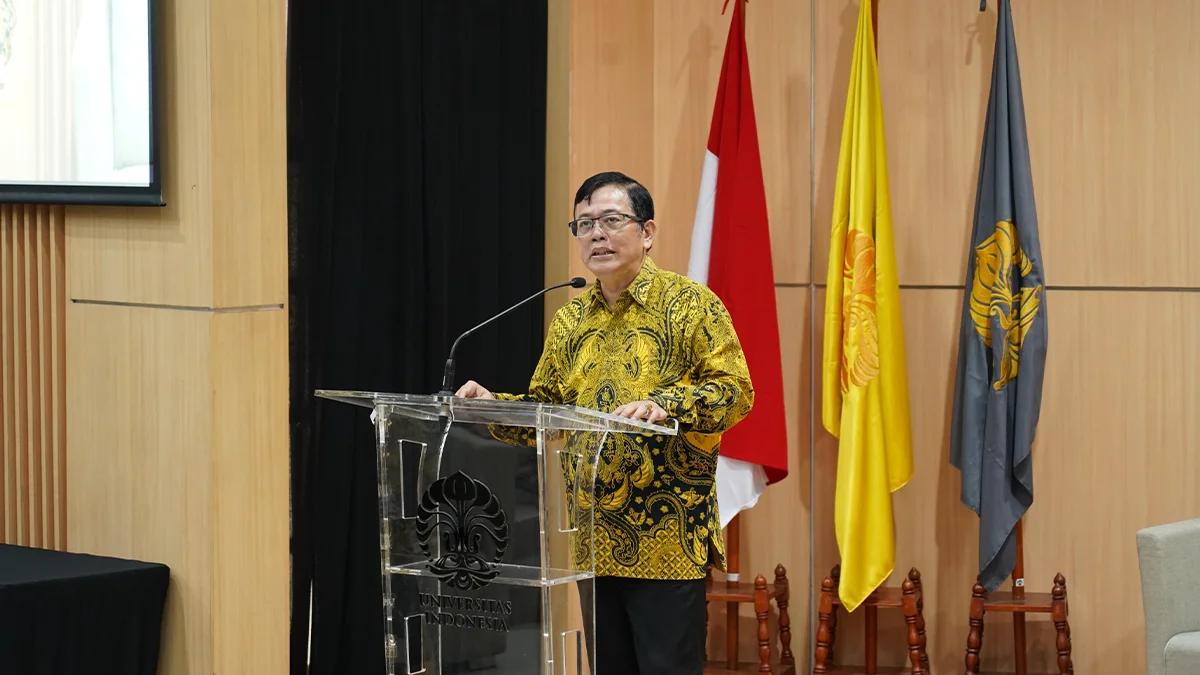 Ketua Dewan Pembina PERTAPSI Poltak Maruli John Liberty Hutagaol saat memberikan closing remarks