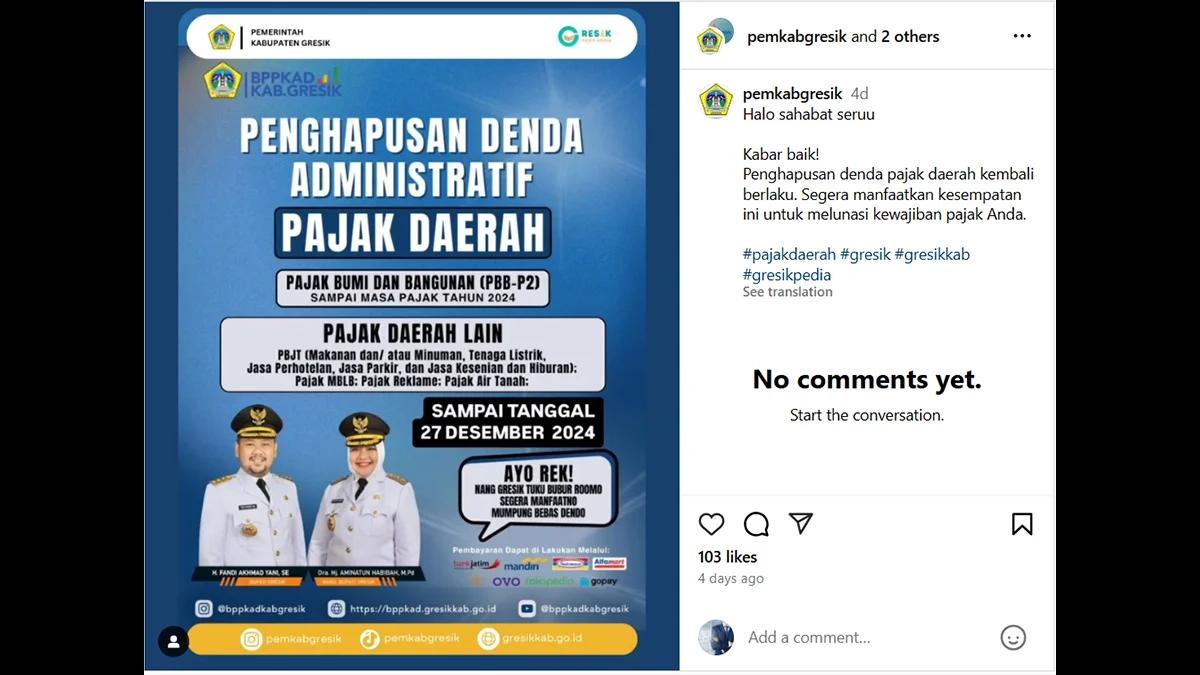 Akhir Tahun, Kabupaten Ini Kembali Adakan Pemutihan Pajak