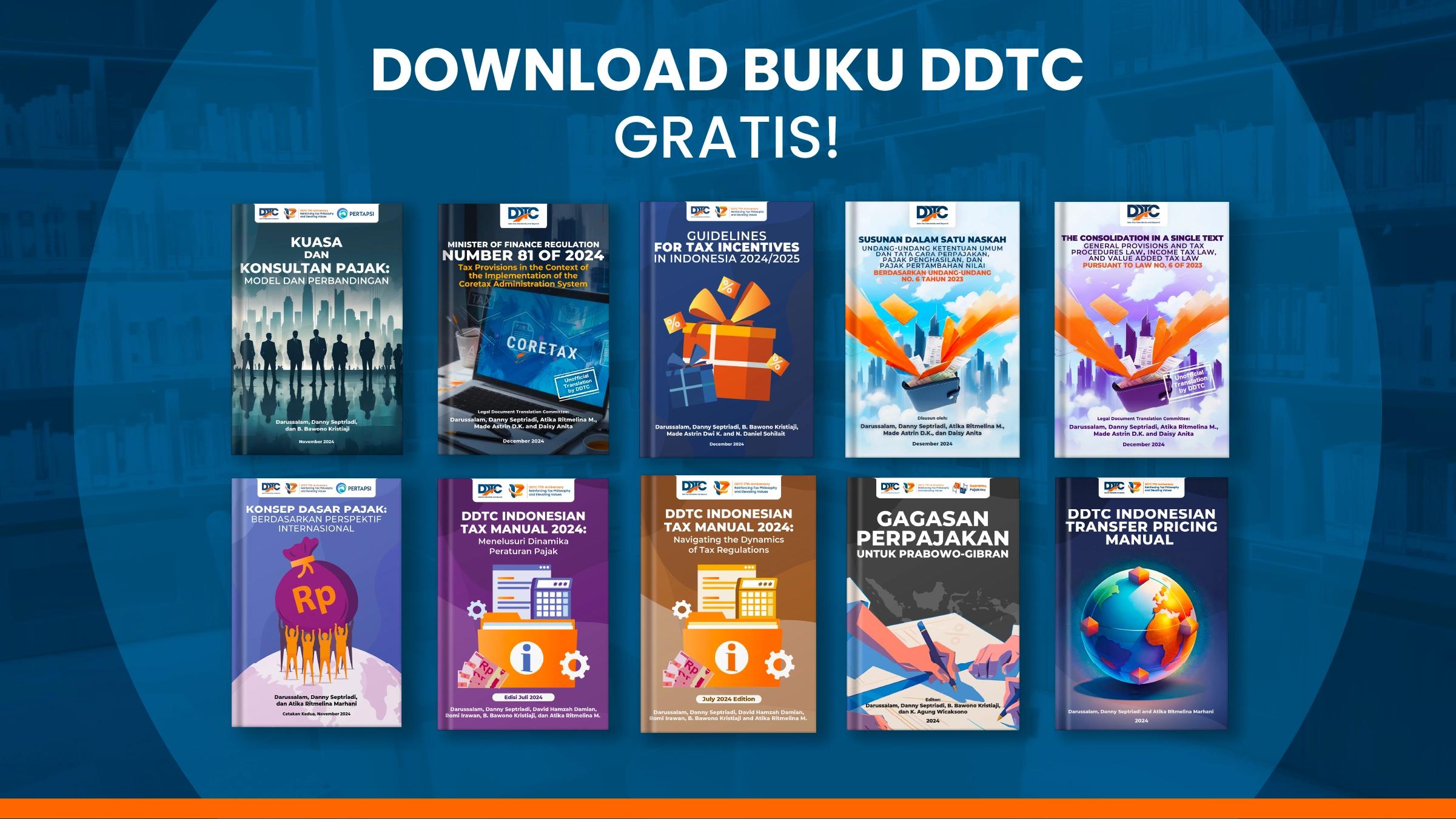 Gratis! Download 10 Buku Pajak yang Diterbitkan DDTC